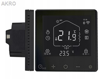 ESCO TC-710B WIFI TUYA CZARNY Sterowanie Podłogowe